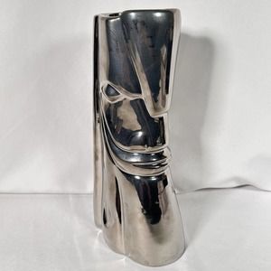 Tiki Farm Yipwon Spirit Warrior Silver Tiki Mug by Holden Westland 2018 HTF